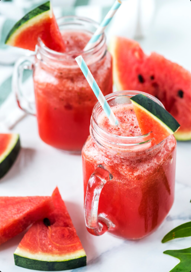 Summer Breeze Watermelon Mint Smoothie